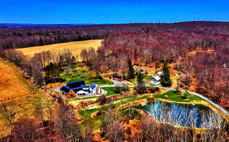 Rolling Acres Road Aerial View