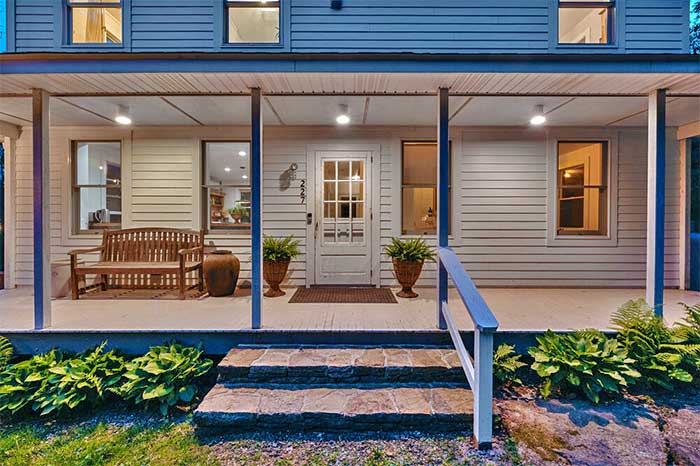 Roscoe Farmhouse Front Porch