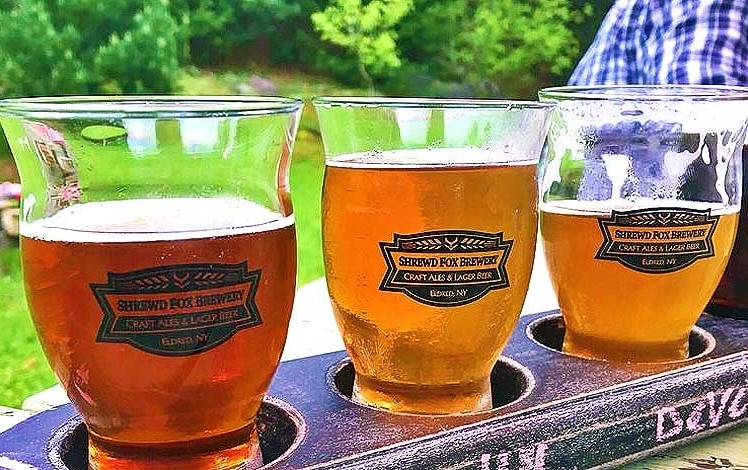 Shrewd Fox Brewery Beer Flight