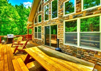 Skye View in Lake Harmony Deck