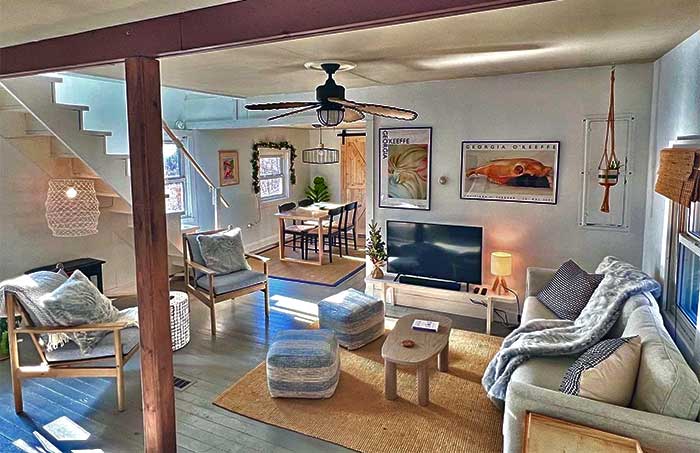 Smallwood Chic Cabin Living Room