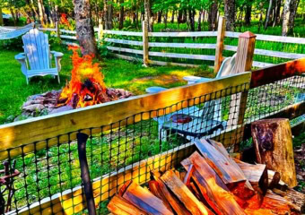 Smallwood Lake Cabin Fire Pit