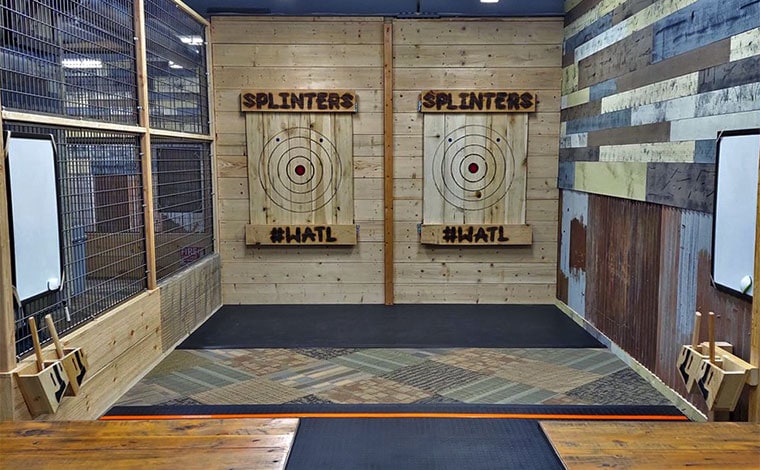 Splinters throwing stall for groups