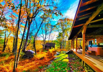 Standing Stone Cabin Deck