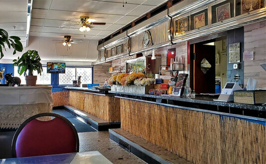 old diner interior
