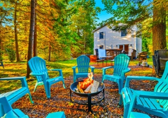 Sunset Lake House Fire PIT