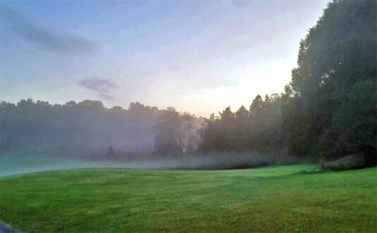 Terra Greens Golf Club morning fog over course