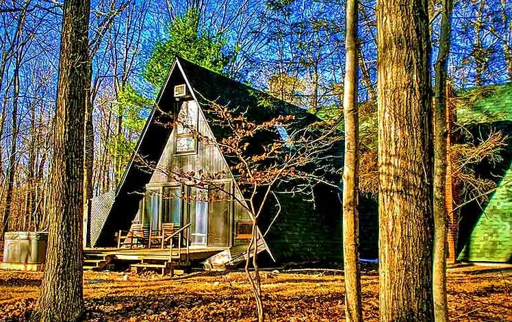 The Alpine A-Frame Exterior