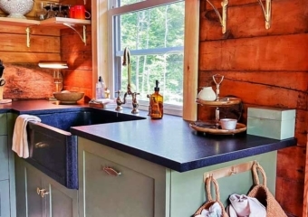 The Cabin at Livingston Manor Kitchen