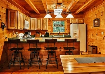 The Cabin on Calkins Creek Kitchen