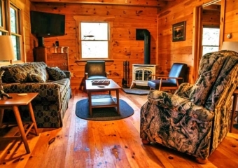 The Cabin on Calkins Creek Living Room