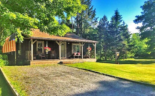 Cabin on DeBruce Exterior