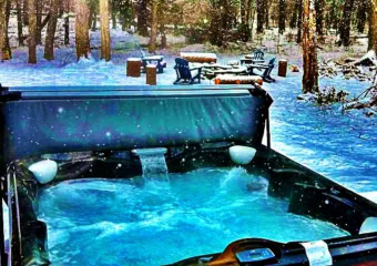 The Catskill Getaway Hot Tub