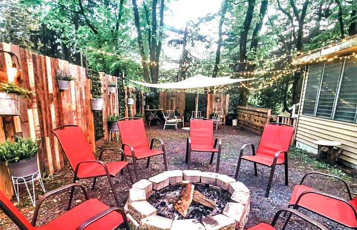 The Cozy Cabin Fire Pit