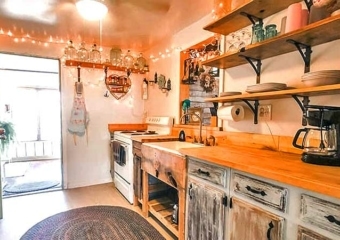 The Cozy Cabin Kitchen