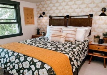 The Green Cottage bedroom