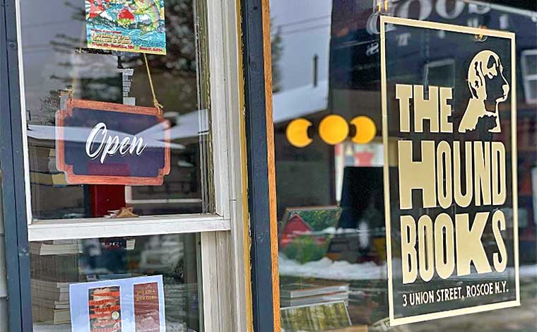 The Hound Books Front Window