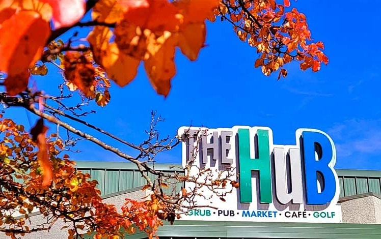 The Hub Exterior Sign