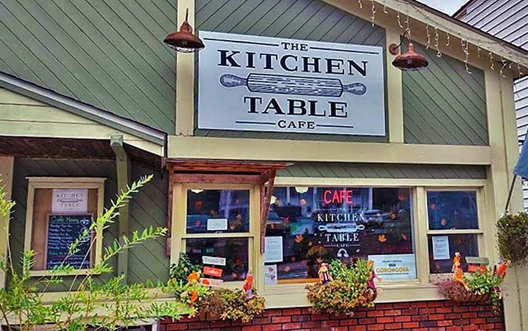 The Kitchen Table Cafe Exterior