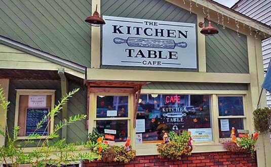 The Kitchen Table Cafe Exterior