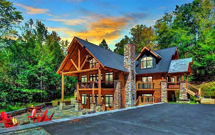 The Lake House Paupack Hills exterior