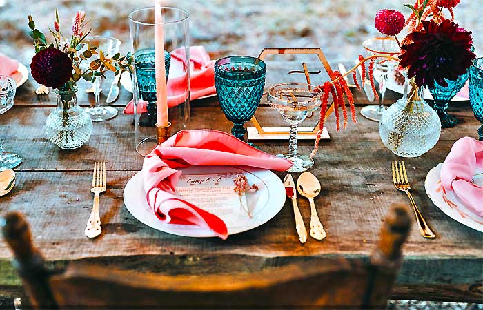 The Outlier Inn Wedding Reception Table