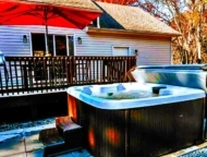 The Pocono House Hot Tub