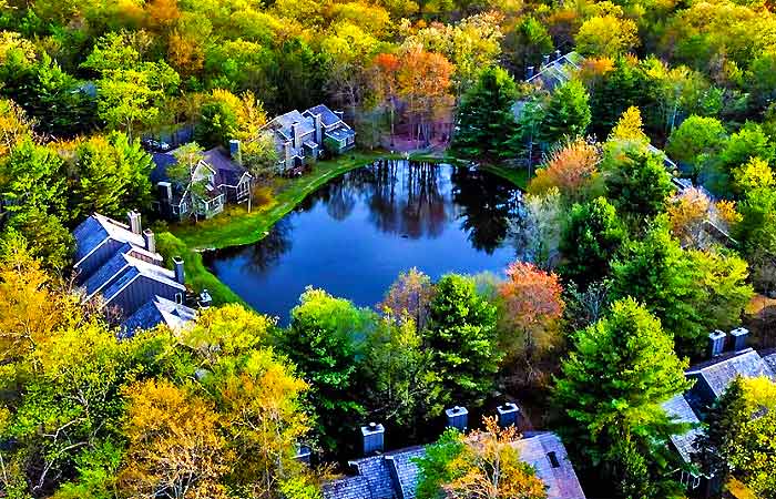 The Pocono Loft Aerial View