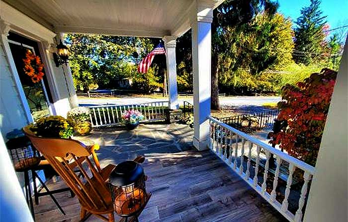 The Pump House Inn Porch