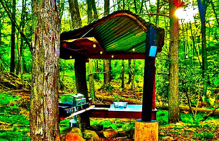 The Record Room outdoor Kitchen