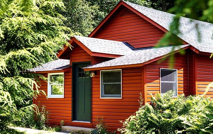 The Red Cottage at Camp Pocono Pines exterior