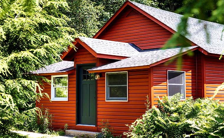 The Red Cottage at Camp Pocono Pines exterior