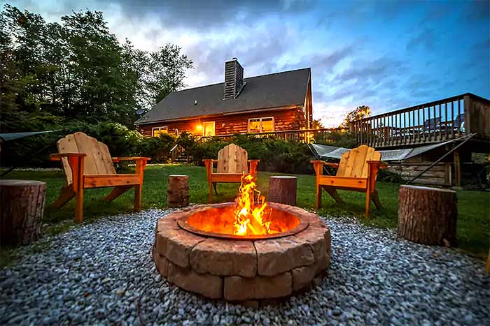 The Zen House Fire Pit