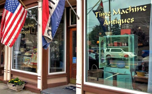 Time Machine Antiques storefront