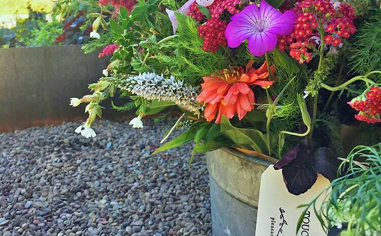 Touche à Tout Gardens flower bucket