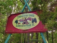 Towamensing Trails community welcome sign