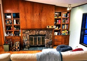 Upcycled Chalet Living Room