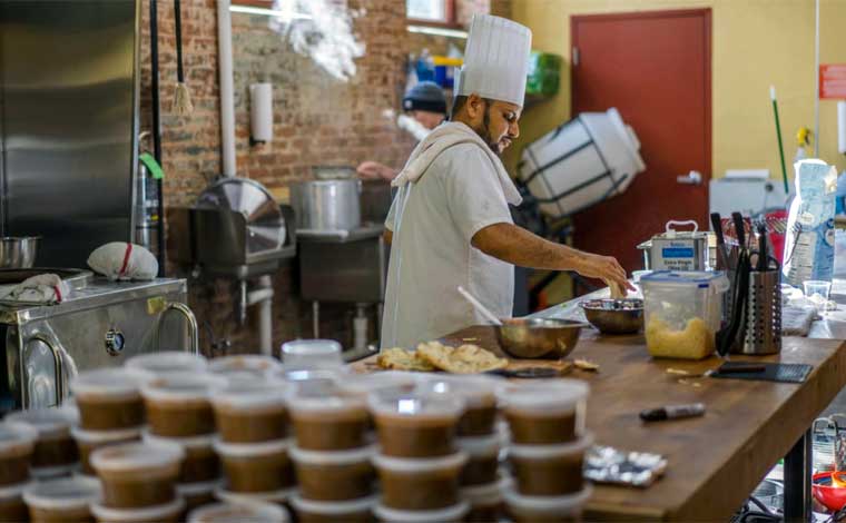Vanara Food chef in kitchen