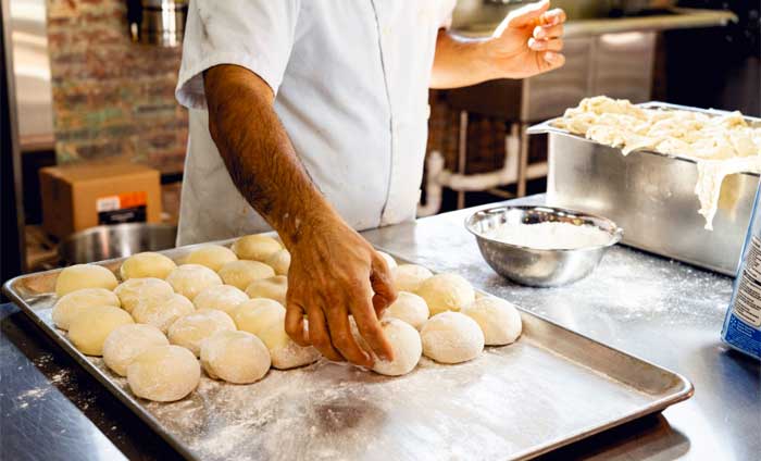 Vanara Food chef making bread