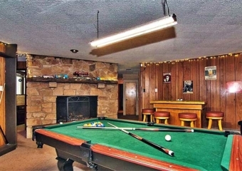 Waterfall Chalet Pool Table