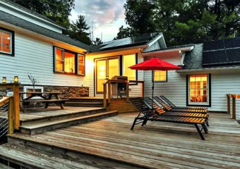 Waterfront 1900s Cabin Deck