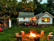 Waterfront 1900s Cabin Exterior