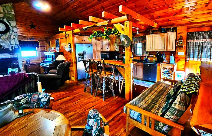 White Haven Log Cabin 
Great Room