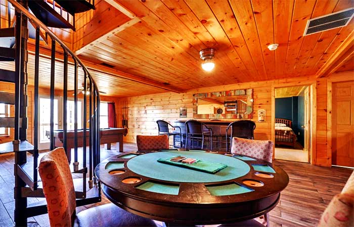 White Haven Riverfront Cabin Game Room