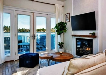 White Lake Waterfront Living Room