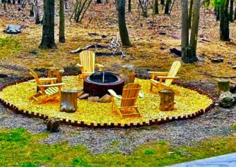 Winding Way Chalet Fire Pit