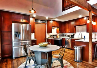 Winding Way Chalet Kitchen