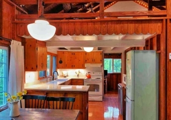 Woodside Cabin Kitchen and Dining