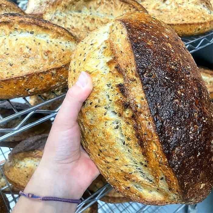 beach lake bakery freshly baked bread