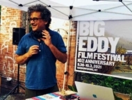 big eddy film festival photo of man and poster